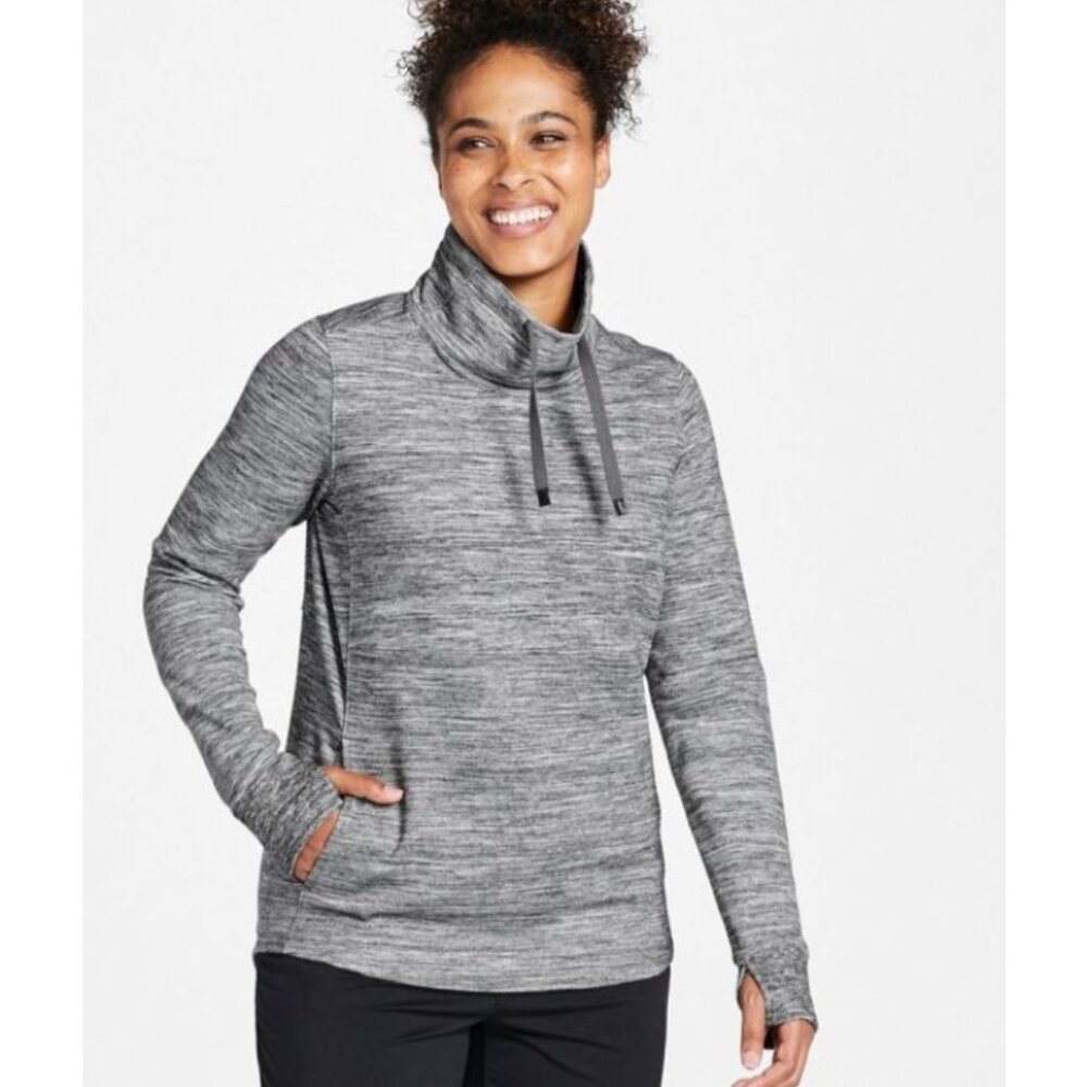 L.L. Bean Cozy Mixed Knit Pull Over